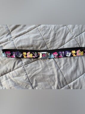 My Little Pony Black Adjustable Seatbelt buckle Belt